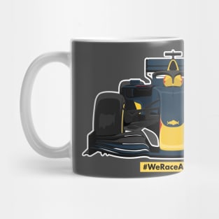 Formula car one f 1 we race as one racing bull Mug